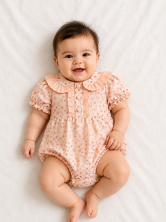 Vintage Somon Romper Set