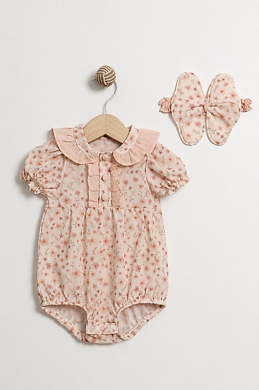 Vintage Somon Romper Set