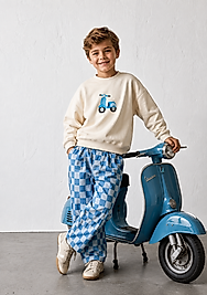 Vespa Retro Balloon Jean 2’li Takım 🛵💙