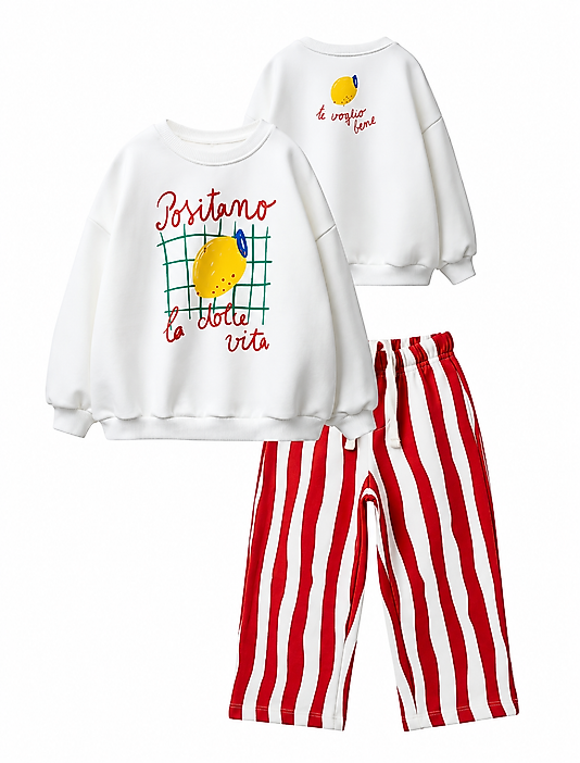 Positano Lemon Oversize Takım 🍋🥤